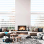 Motorized Zebra Roller Blinds 100% Blackout